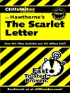 CliffsNotes<sup>TM</sup> The Scarlet Letter